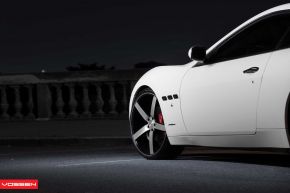 Maserati Gran Turismo| VVS-CV3 - Matte Black Machined - E: 22x9 / H: 22x10.5