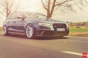 Audi RS4 |  CVT - Metallic Silver - E: 20x10.5 / H: 20x10.5  